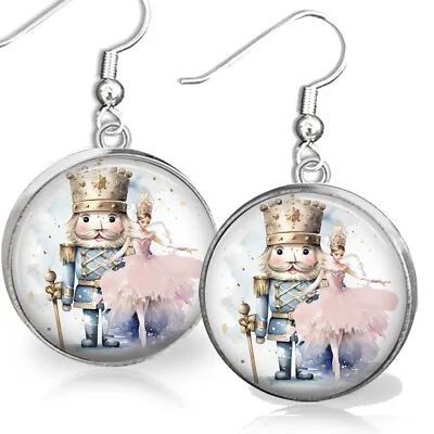 Nutcracker Ballet Sugar Plum Fairy Performance Keepsake Earrings Holiday Jewelry • $13.95