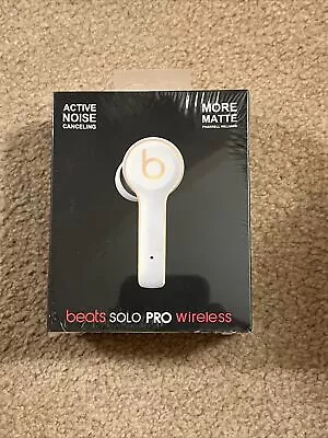 Dr Dre Beats Solo Pro 6 Wireless White/Gold-Brand New Sealed! • $37