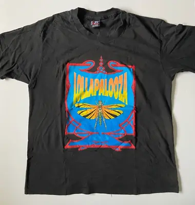 1992 Lollapalooza Tour T-Shirt Mens XL Original Used - RHCP Ministry Pearl Jam • £288.56