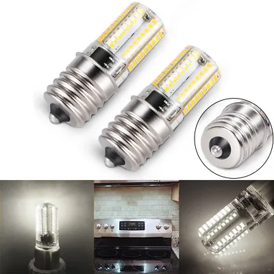 2x E17 LED Bulb Microwave Oven Light Dimmable 4W Natural White 6000K Light New • $8.93