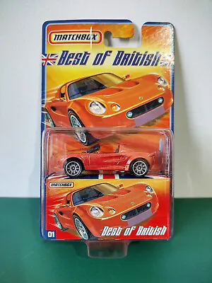 Matchbox Best Of British 2006 Lotus Elise #01 - Rare - Diecast - Unopened • $18.94