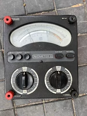 Vintage Universal Avometer Model 8 Multimeter With Case Minus Leads - Untested • £20