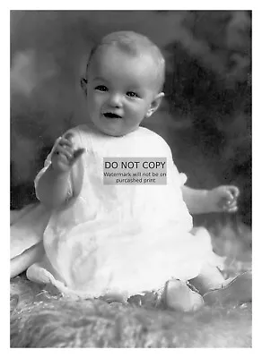 Marylin Monroe Celebrity Actress Baby Photo 1927 5x7 B&w Photo • $8.49