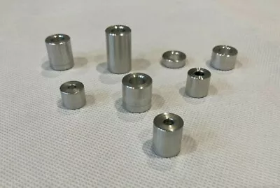 £5.79 • Buy Aluminium Stand Off Spacers Collar Bushes Bonnet Raisers M4 M5 M6 M8 M10 M12 M16