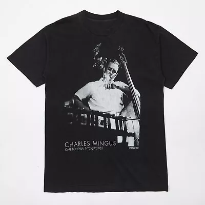 Vintage Charles Mingus 1995 Tour Shirt Short Sleeve Black Size S-4XL NE1064 • $22.79