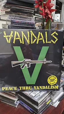 THE VANDALS Peace Thru Vandalism EP Yellow Vinyl (Out Of Print) • $27.99
