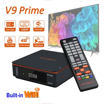$30.99 • Buy FTA Digital Satellite Receiver Decoder DVB-S2/S2X Full HD Sat TV Box WIFI H.265
