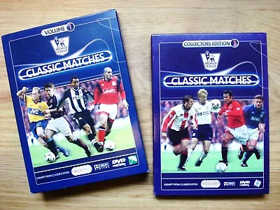 Premier League Classic Matches Vol 1 & 3 (10 DVD's) • £6.99