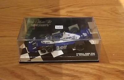 MINICHAMPS '1977 TYRRELL FORD P34 RONNIE PETERSON #3' 1:43. BOXED. Excellent! • $129.99