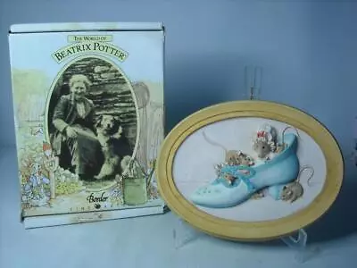 £29.95 • Buy Boxed Border Fine Arts OLD WOMAN WHO LIVED IN A SHOE Beatrix Potter Wall Plaque