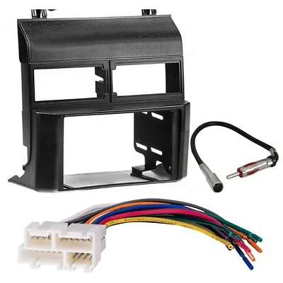 Double Din Car Radio Stereo Installation Kit Black For 1988-94 Chevy GMC Trucks • $55.99