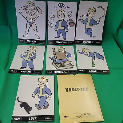 Vault-tec Limited Edition Fallout 4 Posters Set Of 7 11×7  Mint  (f4) • $30