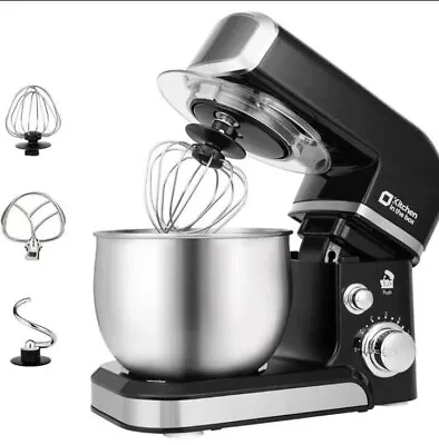 Stand Mixer3.2Qt Small Electric Food Mixer6 Speeds(Black) • $64.24