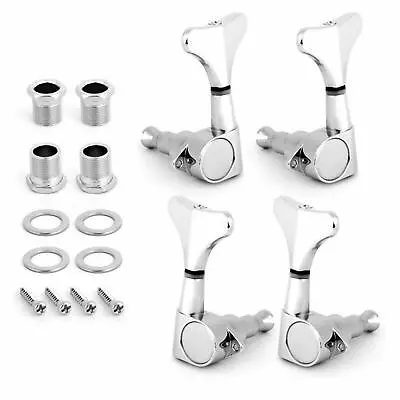 4 X Tuning Pegs(2R2L) Guitar Tuners Closed Gear Machine Heads For Ibanez Bass K • $18.09