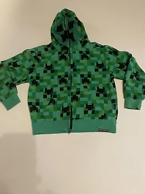 Minecraft Creeper Jacket Hoodie By Mad Engine Youth Small • $10