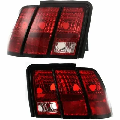 New Right & Left Tail Lamp Lens And Housing Fits 1999-2004 Ford Mustang 2-Door • $91.10