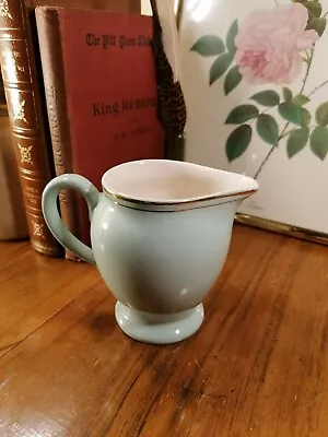 Lovely Vintage 1940s Mint Green Milk Jug By Royal Art Pottery Longton England  • £14.99