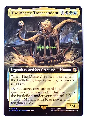 MTG The Master Transcendent - Fallout [Surge Foil] [Extended] NM- • $15