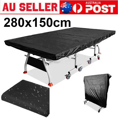 $29.98 • Buy AU 2.8M Table Tennis Cover PingPong Table Outdoor Protector Waterproof Portable