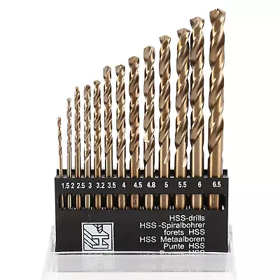 Gizhome 13Pcs Of M35 Cobalt Drill Bit Set Steel Extremely Heat Resistant Metric  • $12.98