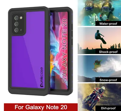 Samsung Galaxy Note 20 Waterproof Case PunkCase StudStar Series Snowproof • £20