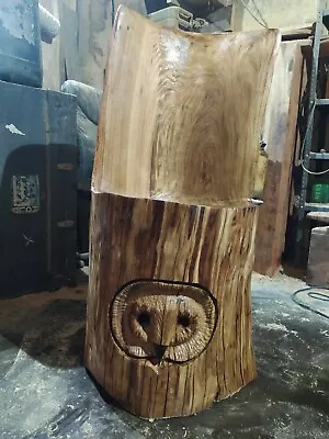 £400 • Buy Great Christmas Gift Idea Oak Chair Sussex Chainsaw Carving Garden Wooden Art !!