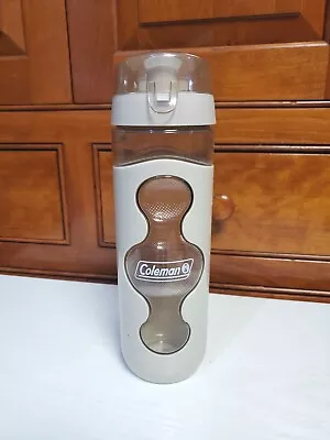 Coleman Sports Plastic Water Bottle 24oz Tan And Clear • $8