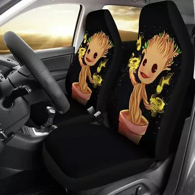 Marvel Groot Car Seat Covers 2PCS Universal Fit Pickup Track SUV Seat Protectors • $54.14