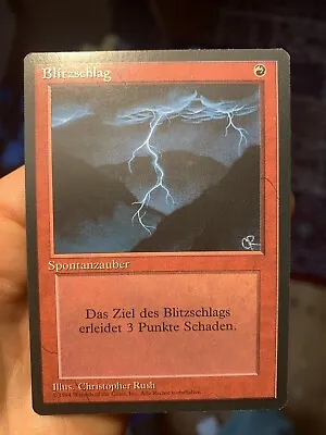 1x German Fbb • Lightning Bolt • NM • Mtg • $45