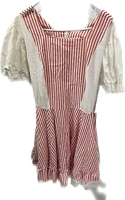 Vintage Handmade Western Prairie Square Dance Dress Size 12 • $19.99