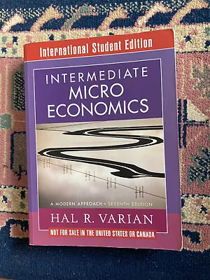 Intermediate Microeconomics: A Modern Approach International Student Edition By • £2.50