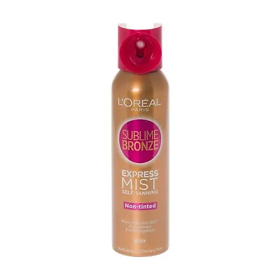 L'Oreal Sublime Bronze Self Tan Express Mist Spray Body Packaging May Vary ... • £8.99