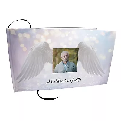 Loving Angel Funeral Guest Book Memorial Guest Book • $39.95