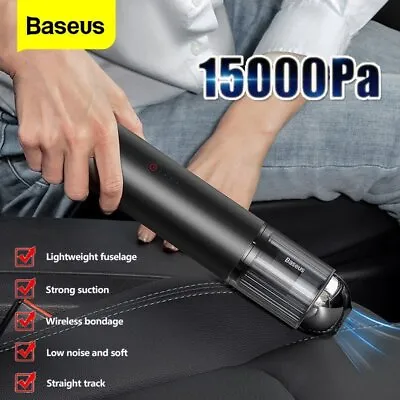 $55.49 • Buy Baseus 15000Pa Car Vacuum Cleaner Cordless Mini Portable 135W Power Home Duster