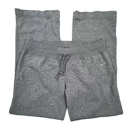 Vintage Nike Sweatpants Jogger Men's Xtra Large Wide Leg Pockets Drawstring Gray • $18