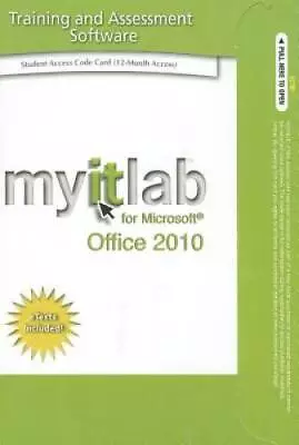 Myitlab With Pearson EText -- Access Card -- For Office 2010 - VERY GOOD • $25.87