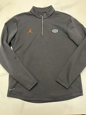 Nike Jordan Florida Gators Basketball Pullover Jacket Men’s Medium Grey • $35