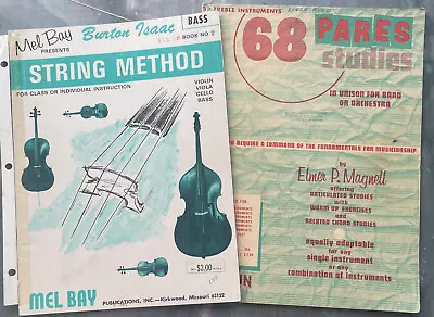 Mel Bays String Method 1948  Violin Music. 68 Pares Studies Band Orchestra • $2.59