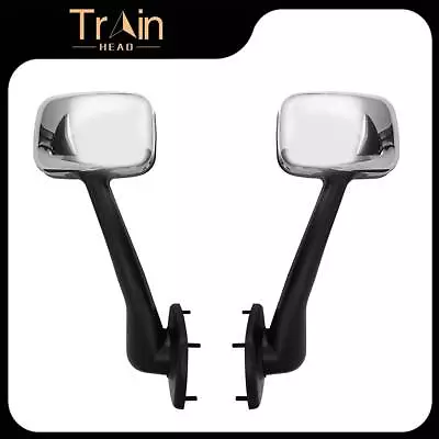 Chrome Hood Mirror Pair With Mounting Kits LH+RH For Freightliner Cascadia • $71.88