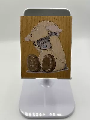 Wood Mounted Rubber Stamp Print. Me To You Bear. Craft Decoupage Card Making. • £4.49