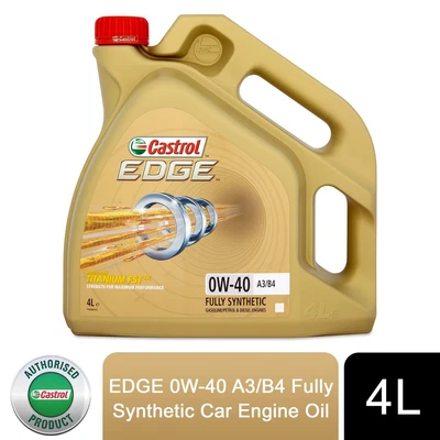 £37.59 • Buy Castrol Edge 0W-40 A3/B4 Car Engine Oil Fully Synthetic, 4 Litre