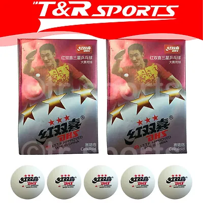 $17.99 • Buy 12x DHS 3 Star 40mm Table Tennis Ping Pong Competition Balls White