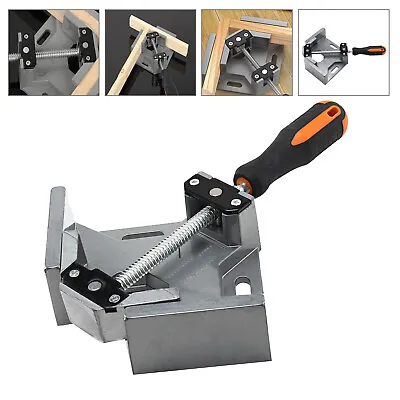 £8.19 • Buy Corner Clamp 90° Right Angle Clamp Woodworking Vice Metal Welding Single Handle