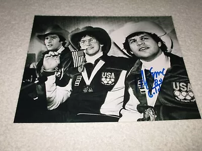 1980 TEAM USA Hockey MIKE ERUZIONE Signed 8x10 Photo AUTOGRAPH 1A • $20.99