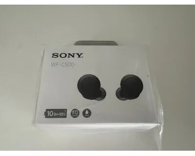 Sony WF-C500 Truly Wireless In Ear Bluetooth Earbud Headphones Black New Sealed • $55