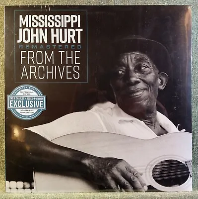 MISSISSIPPI JOHN HURT LP NEW Aquamarine Color VINYL From Archives SEALED Limited • $300