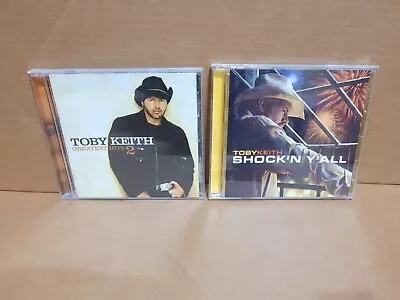 TOBY KEITH Shock'n Y'all ENHANCED CD (2003) + Greatest Hits 2 (2004) Lot Both VG • $5.99