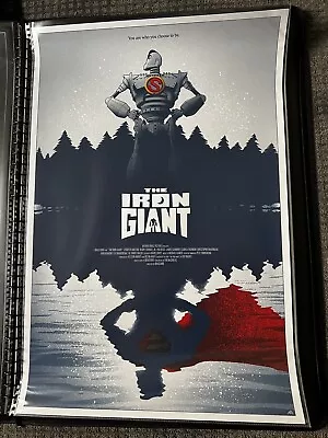 X/120 HCG Adam Rabalais Screen Print The Iron Giant Film Superman Like Mondo • $150