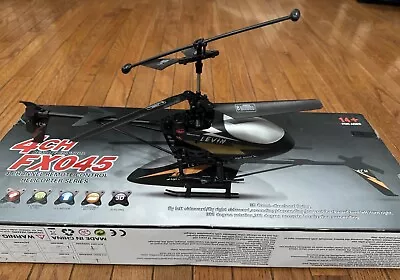 4CH FX045 Remote Control Helicopter Toys&games Tested No Back Cover For Remote • $16