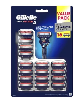 Gillette Proglide 5 Power  - 16 Pack Brand New - Cartridges Made In Germany • $69.99